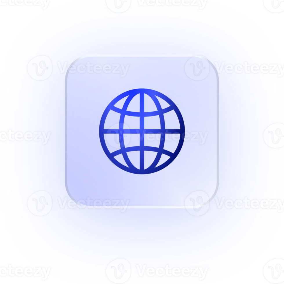Glassmorphism Icon Globe World Icon World Icon Soft Shadow Glassmorphic Planet Earth Global Icon Internet Symbol International Icon Worldwide Icon Earth Icon Web Icon png