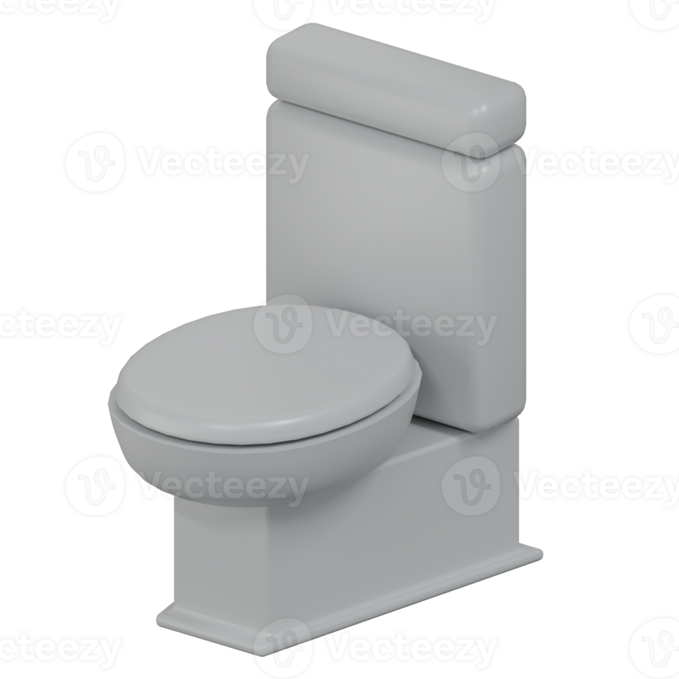 3D Render Toilet Icon png