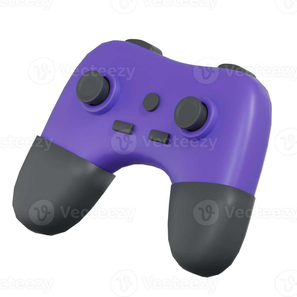 3D Render Isometric of Gamepad png