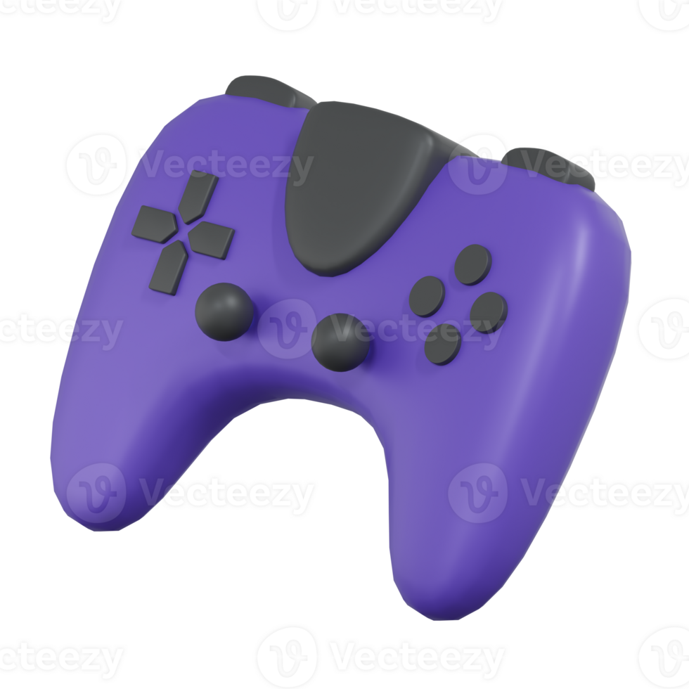 3D Render Isometric Gamepad Icon png