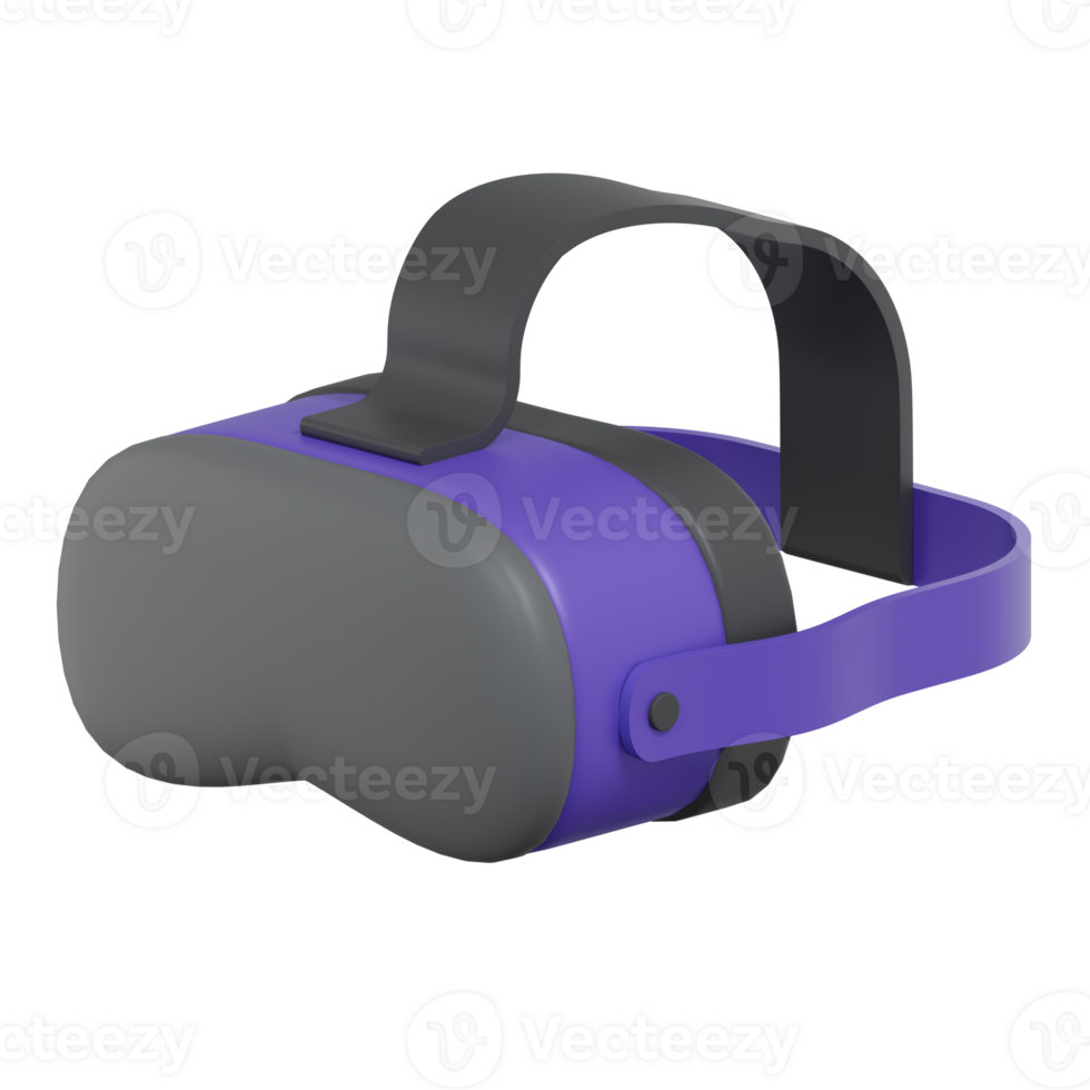 3D Render Isometric Virtual Reality Icon png