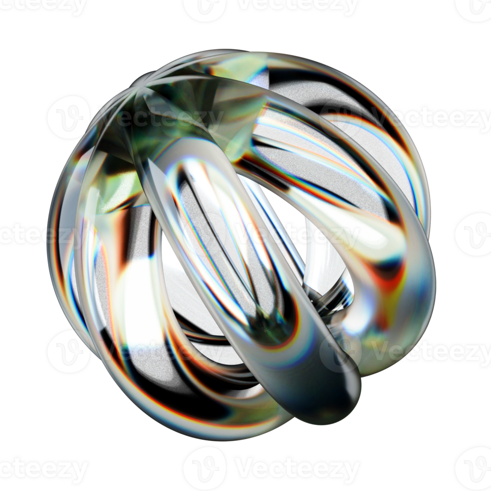 abstract glass shapes, like line balls png