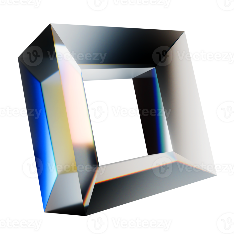 soft glass box in the middle png