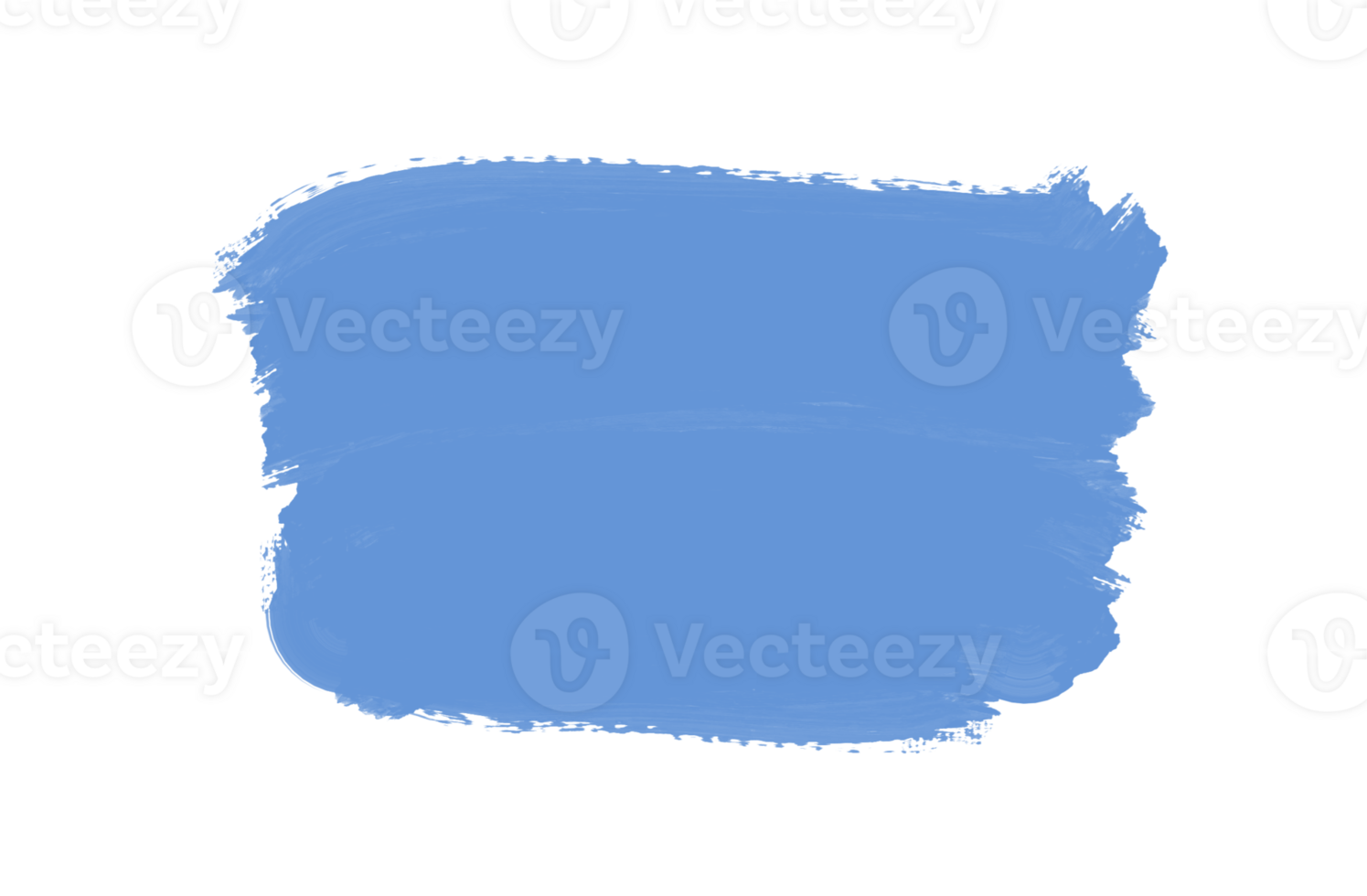 Light Blue Brushstroke Rectangle on transparent Background png