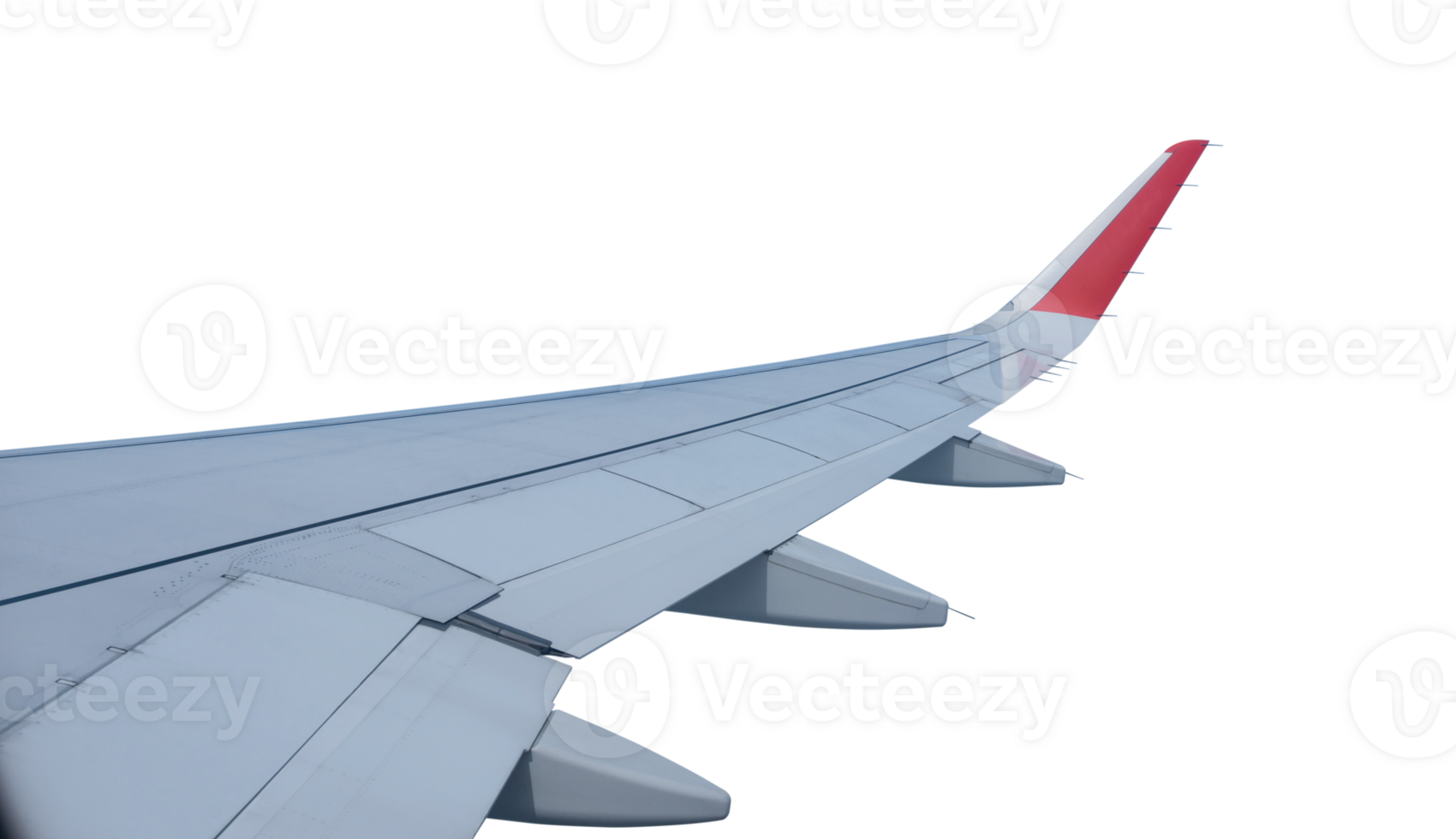 Airplane wing isolated on transparent background png