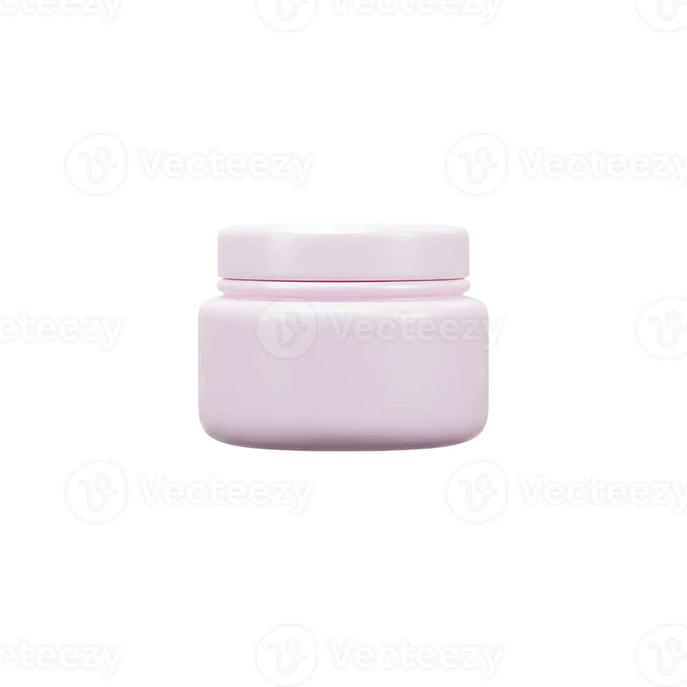 A light pink jar of cosmetic cream is decorated with golden stars, showing its potential for beauty enhancement. png