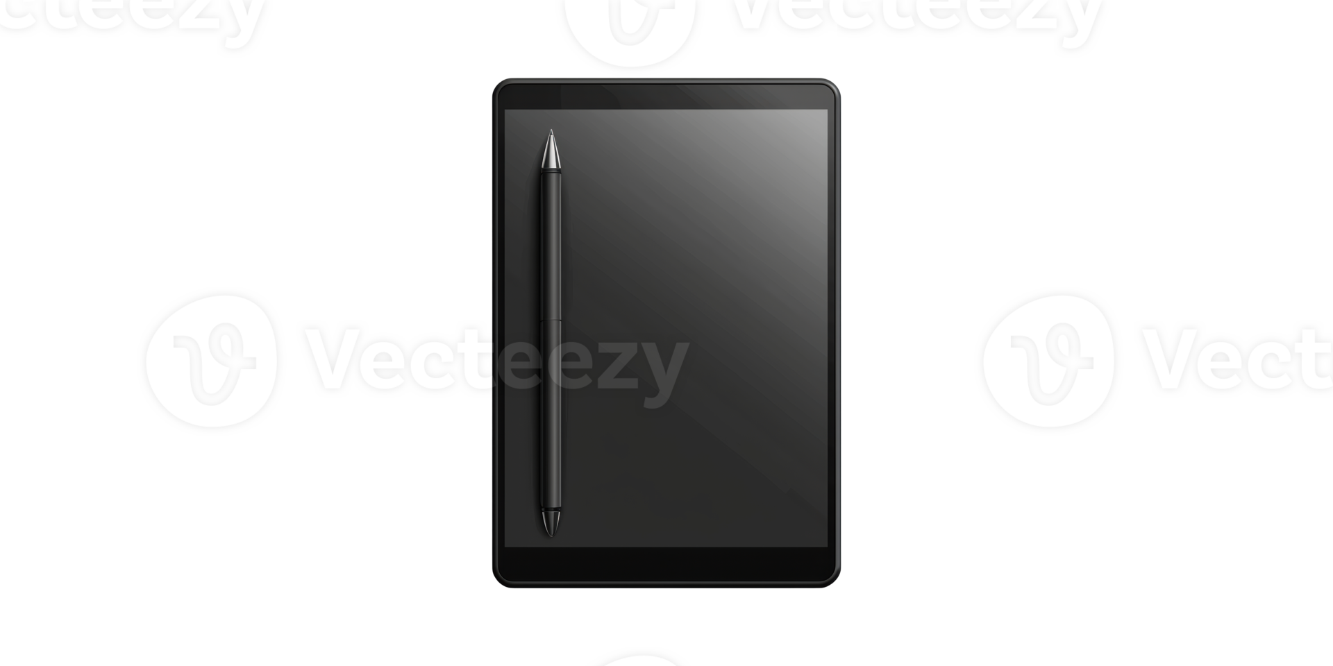 Digital tablet with stylus for art and design isolated on transparent background png