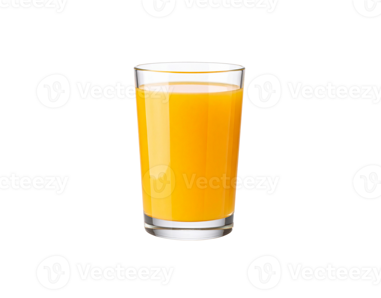 Refreshing Glass of Vibrant Orange Juice Beverage. png