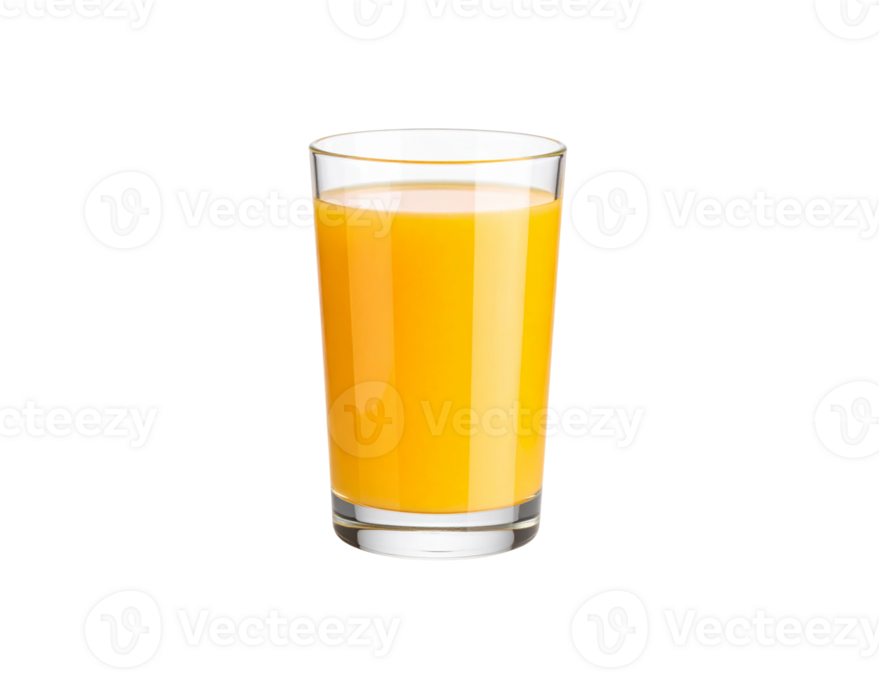 Refreshing Orange Juice in a Clear Glass Tumbler. png