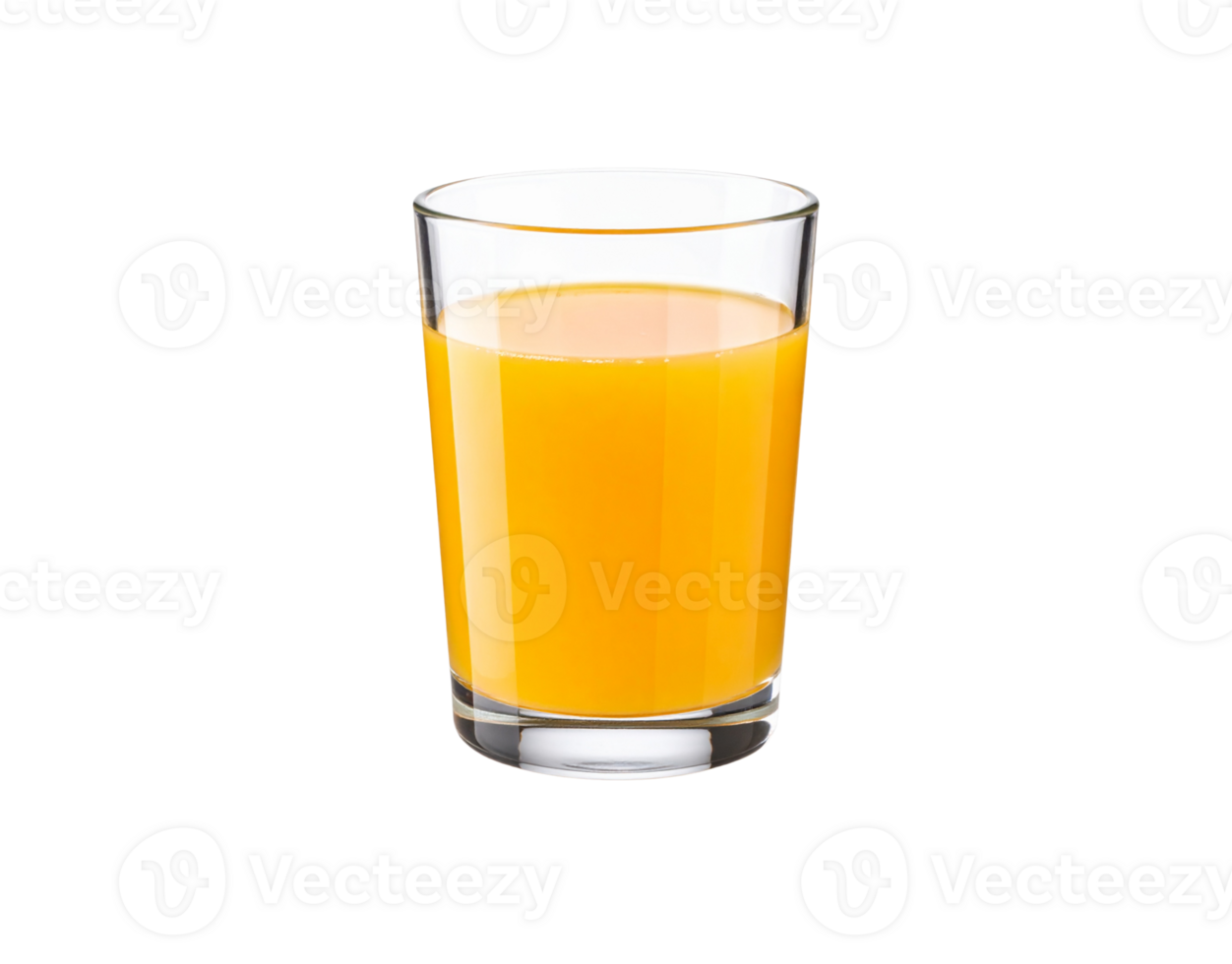 Refreshing Orange Juice in a Clear Glass Healthy Beverage. png