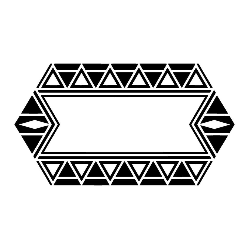 Geometric Deco Border, Elegant Element, Triangle vector