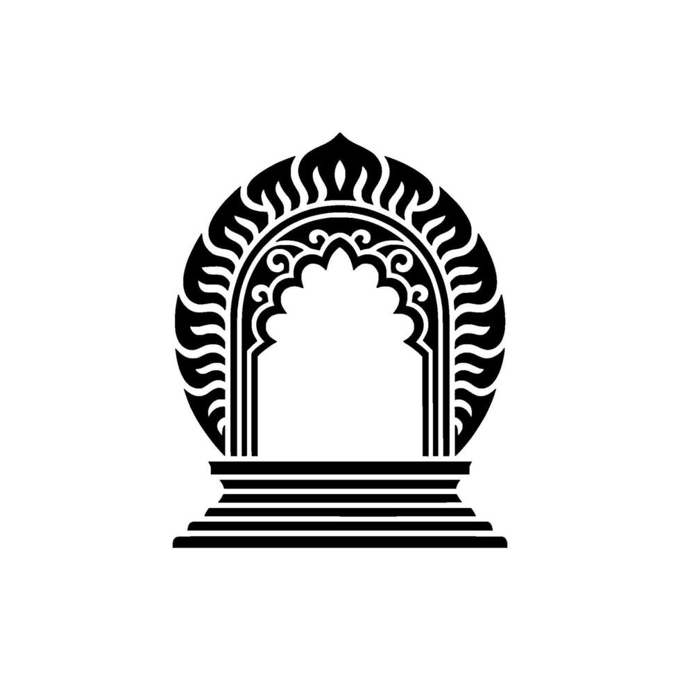 Intricate Archway, Ornamental, Vintage Motif vector