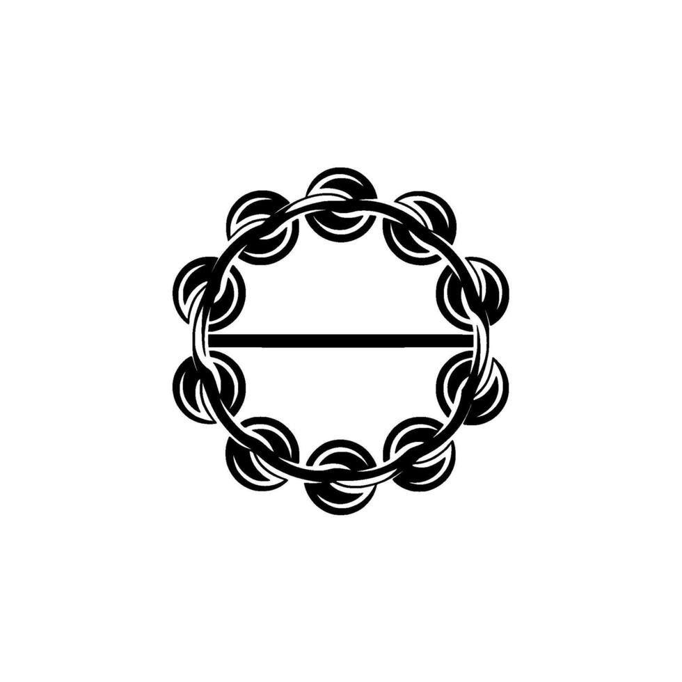 Interwoven Circle, Minimalist Emblem, Circular Motif vector