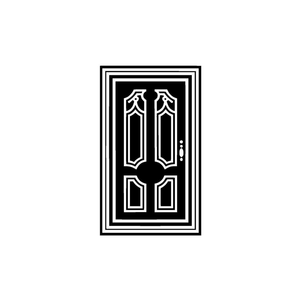 Art Deco Doorway - Geometric Elegance vector
