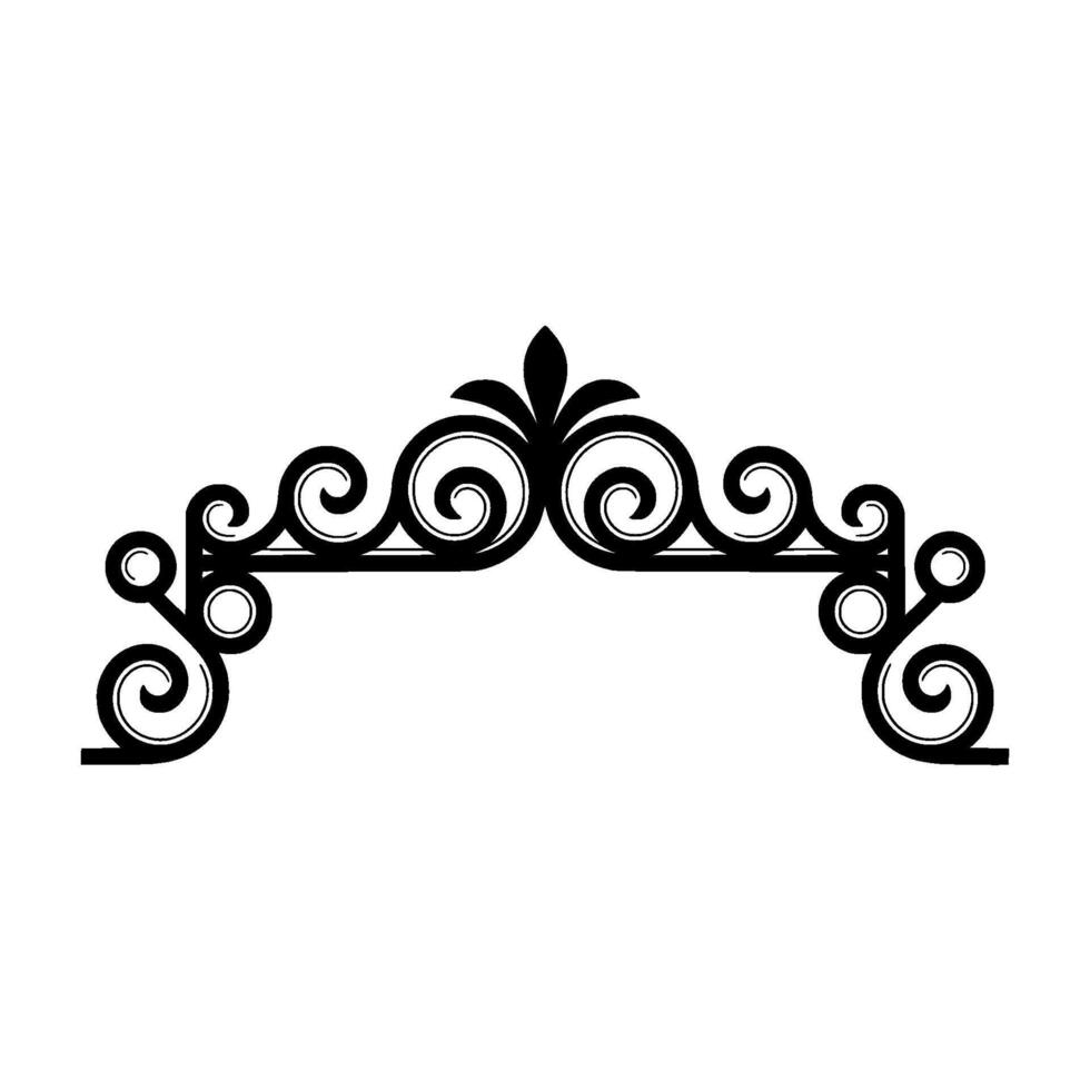 Elegant Swirl Ornament, Vintage Element - Decorative vector