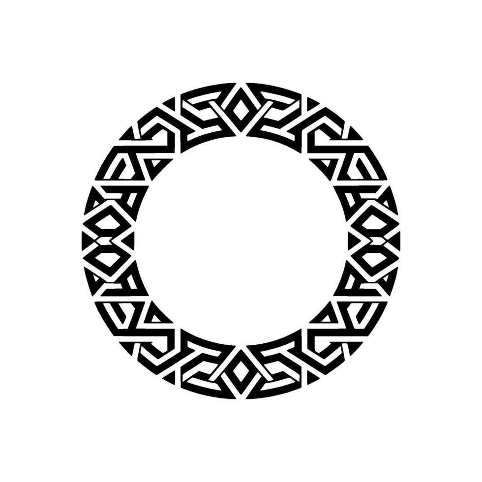 Intricate Celtic Circle, Symbolic, Vintage Aesthetic vector