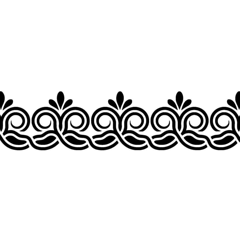 Intricate Celtic Border, Vintage, Ornamental Detail - Decorative vector