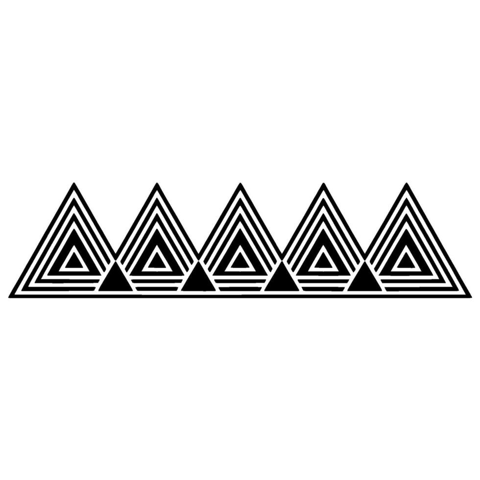 Geometric Pyramid Sequence, Minimalist vector
