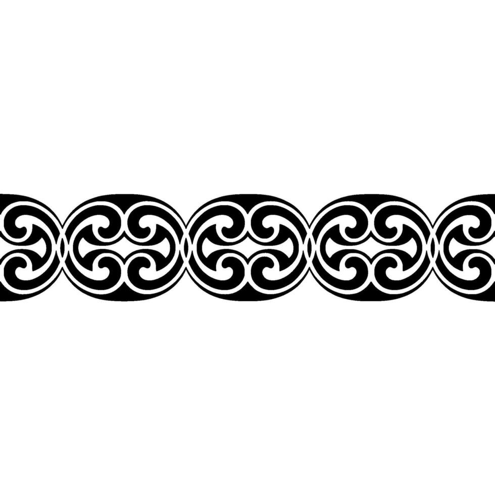 Intricate Celtic Border, Vintage, Elegant Ornamentation, Symmetrical vector