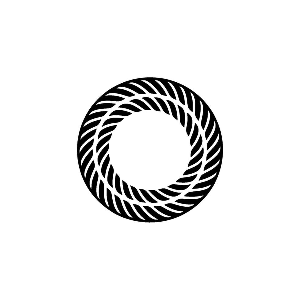 Abstract Spiral Emblem, Minimalist, Circular Motif, Symbol vector