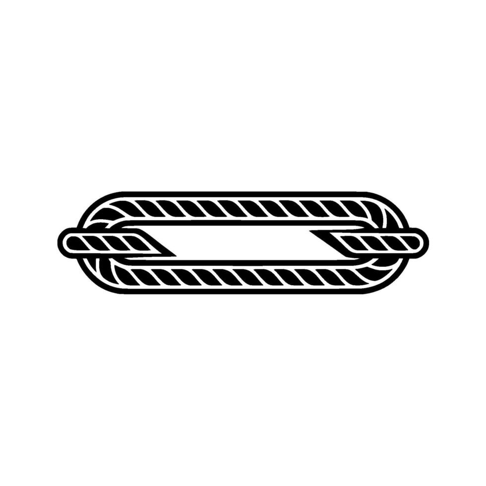 Nautical Knot Emblem, Vintage Maritime Symbol vector