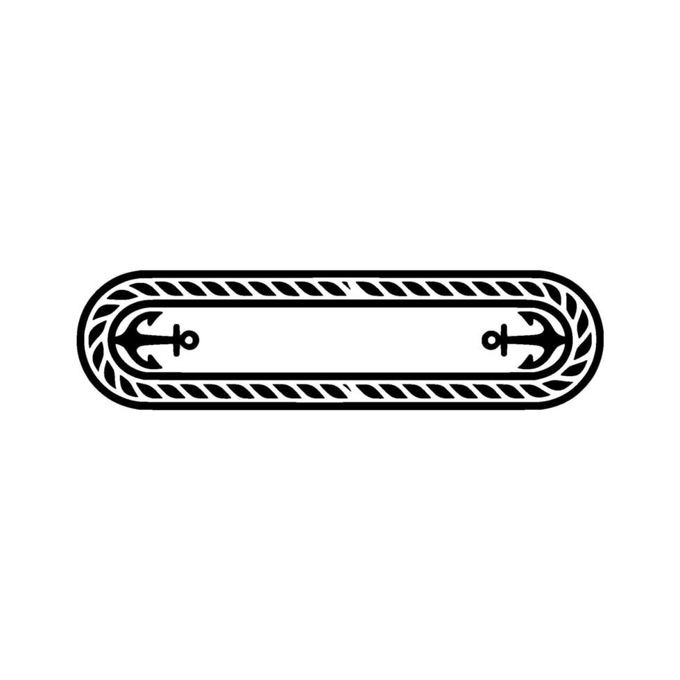Nautical Anchor Emblem, Vintage Maritime - Marine vector
