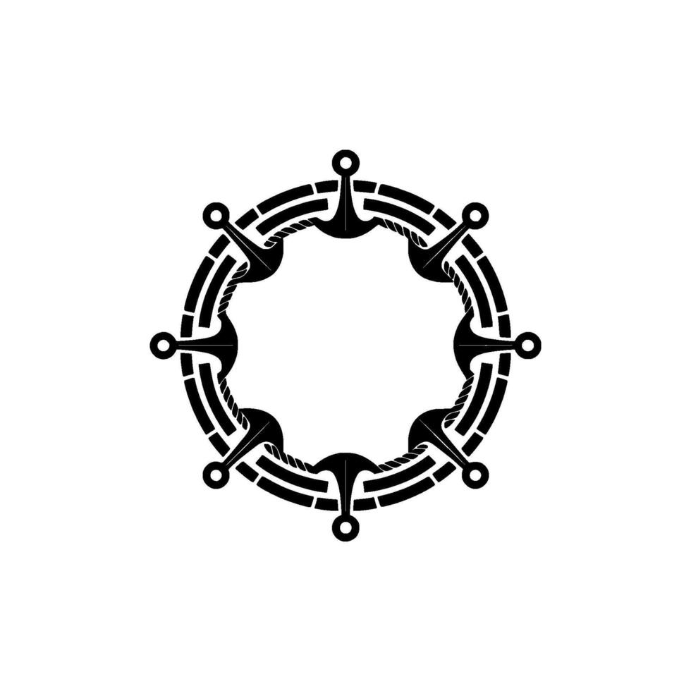 Geometric Celtic Knot Frame, Minimalist vector