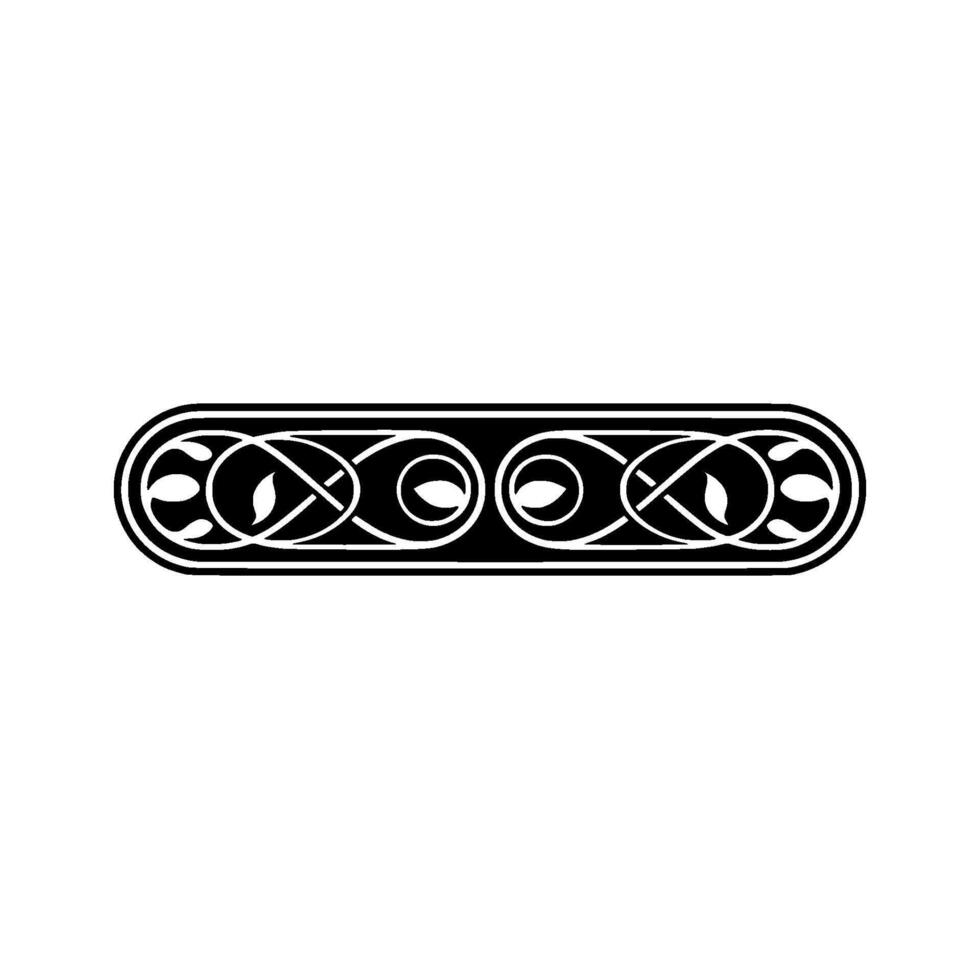 Intricate Celtic Ornament, Modern Minimalist vector