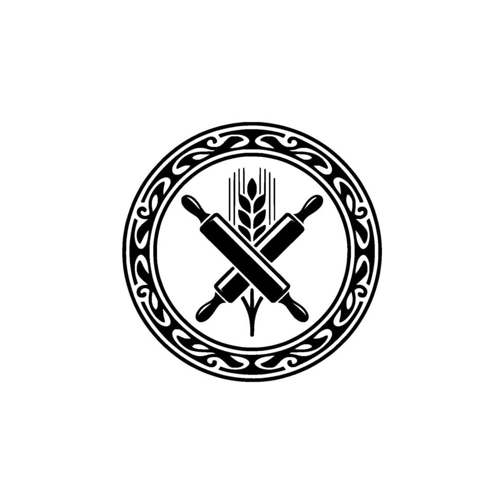 Artisan Bakery Emblem Heritage Craft vector