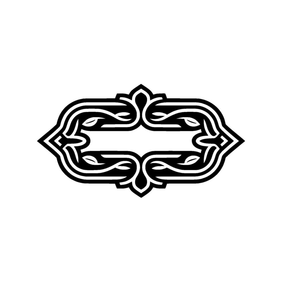 Elegant Ornate Frame, Vintage, Decorative Border - Intricate vector