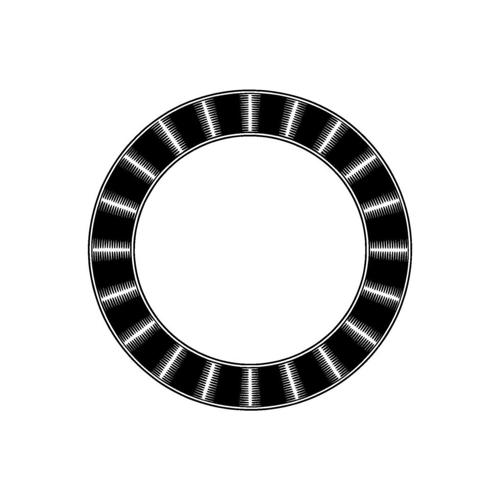 Minimalist Circular Pattern, Geometric, Monochromatic Texture vector