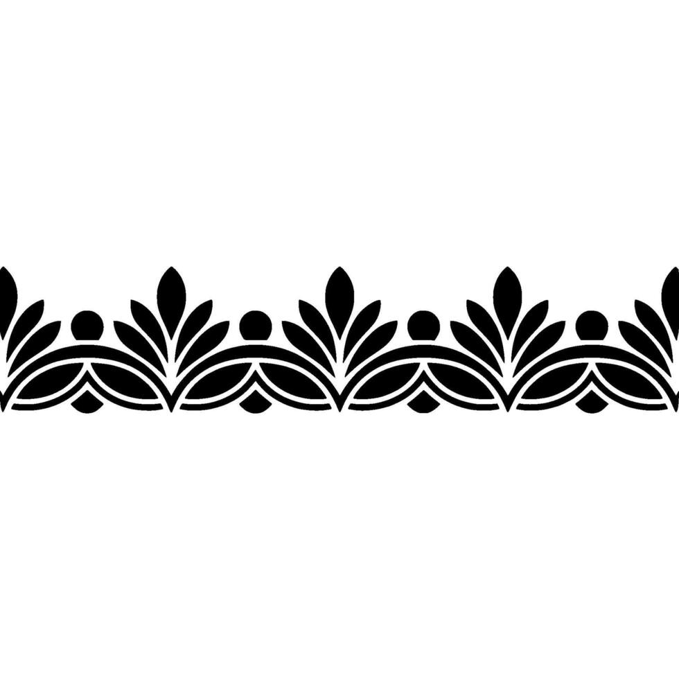 Elegant Botanical Border, Vintage Style, - Frame vector