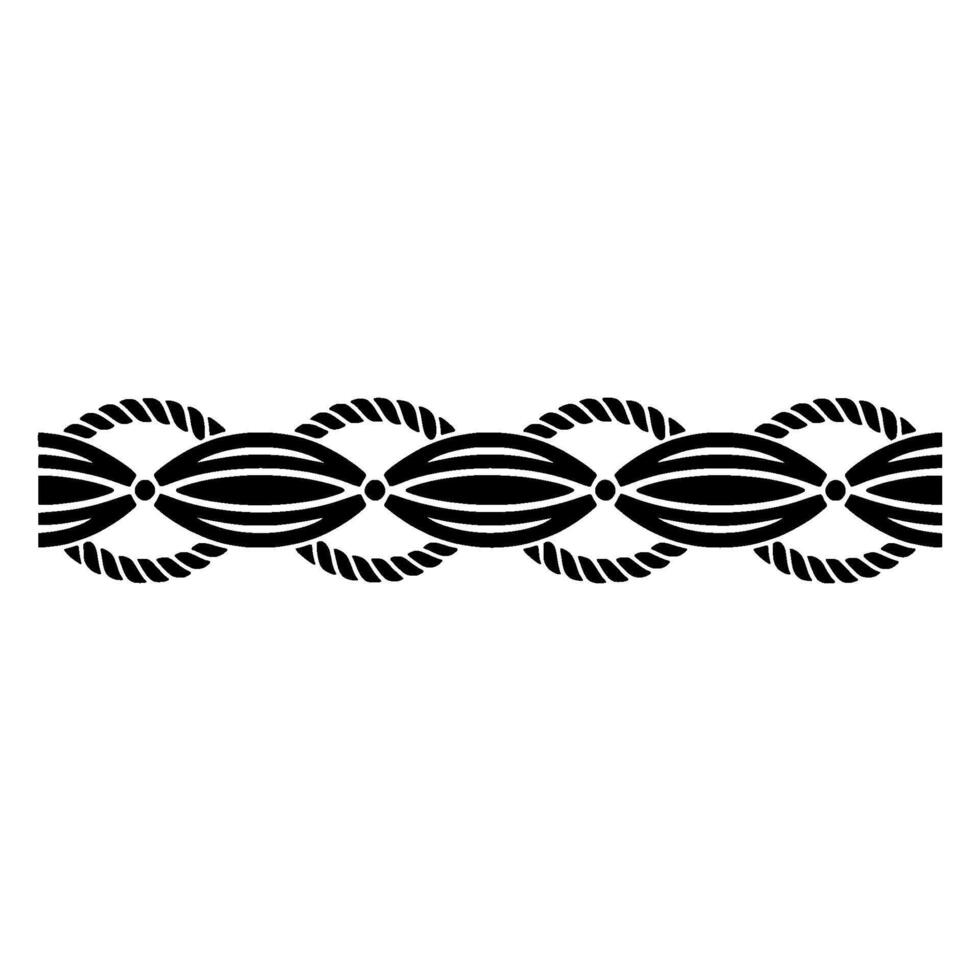 Geometric Ribbon Border, Minimalist vector
