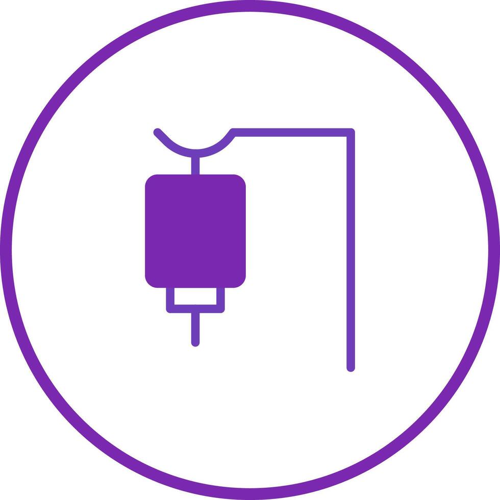 Icon design intravenous drip illustration medical equipment healthcare providing essential treatment for patients needing assistance vector