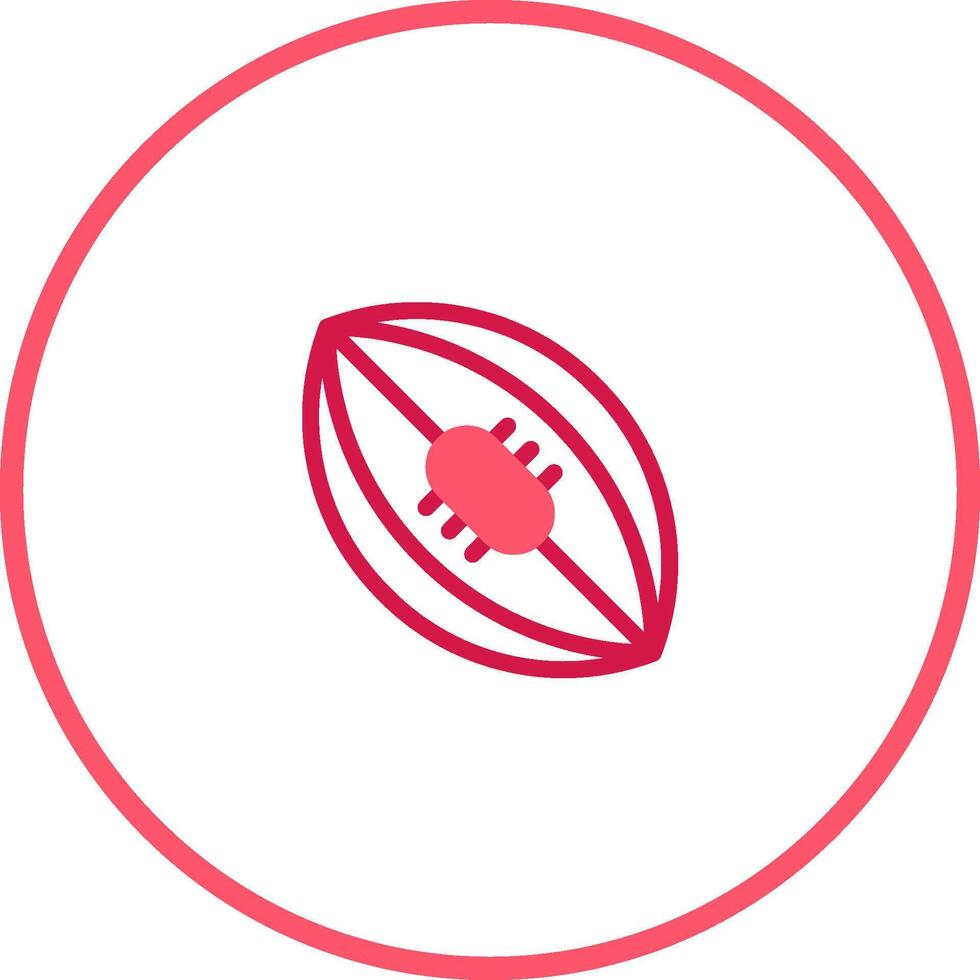 Abstract illustration of a biological cell structure within a circular frame creates a modern scientific representation vector