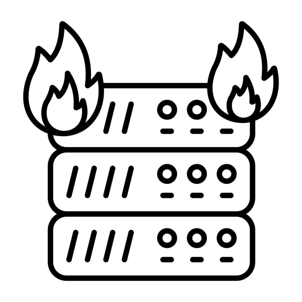 Creative linear design icon of ph meter vector