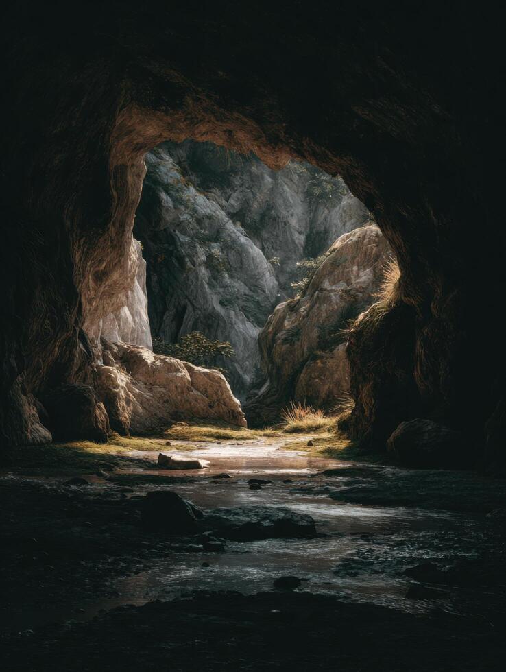 The Old And Hidden Mysteries Within A Mountain Cave photo