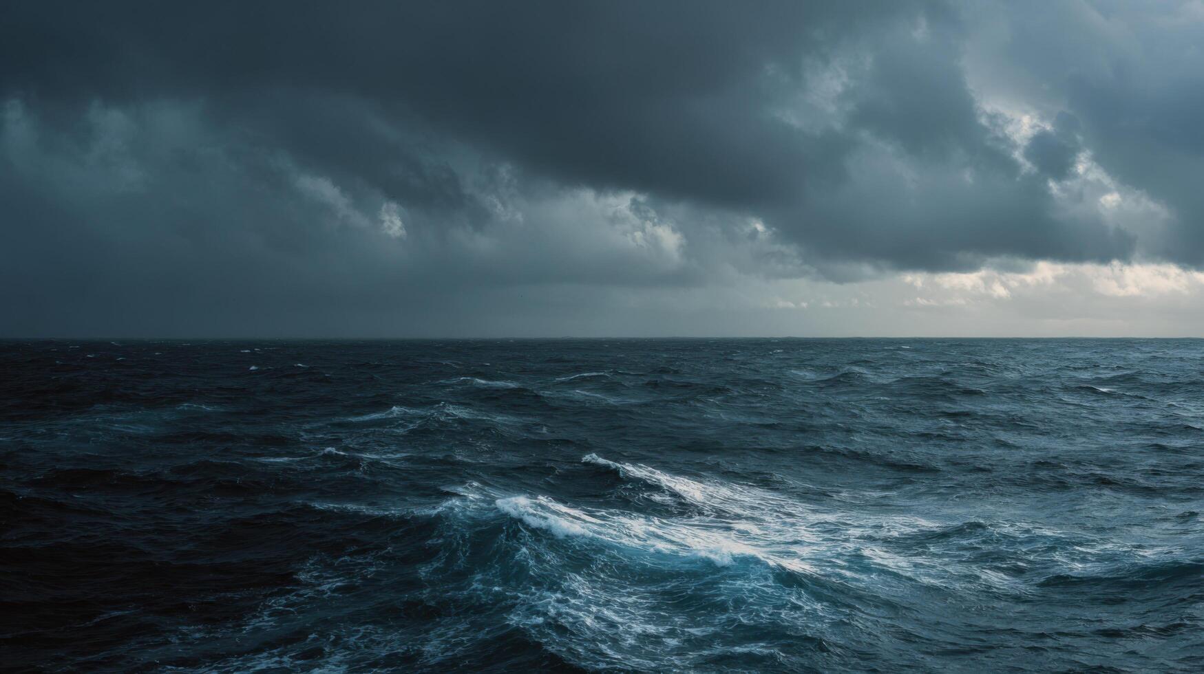 The Powerful And Stormy Nature Of The Wide Open Sea photo