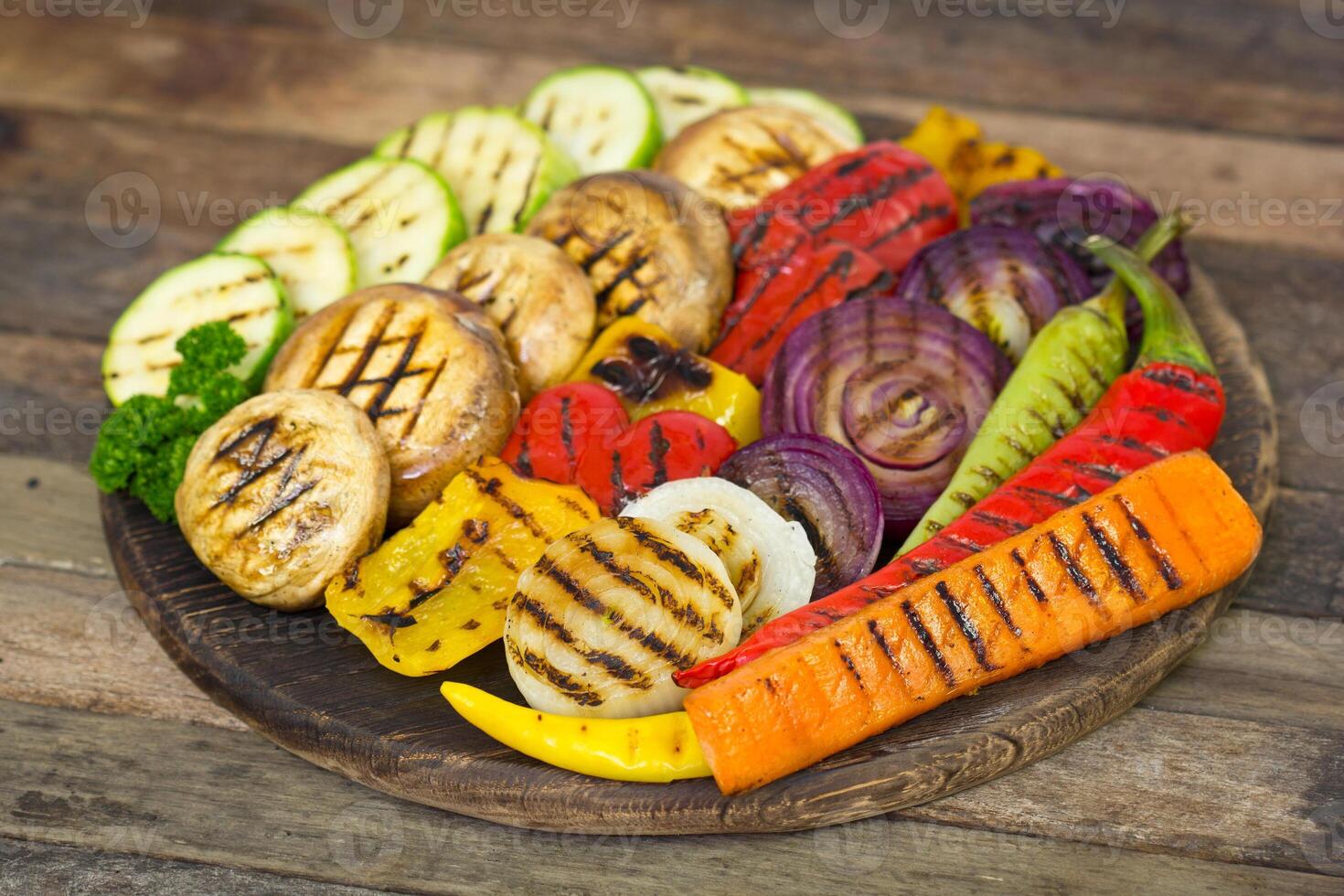 good Grilled vegetables photo