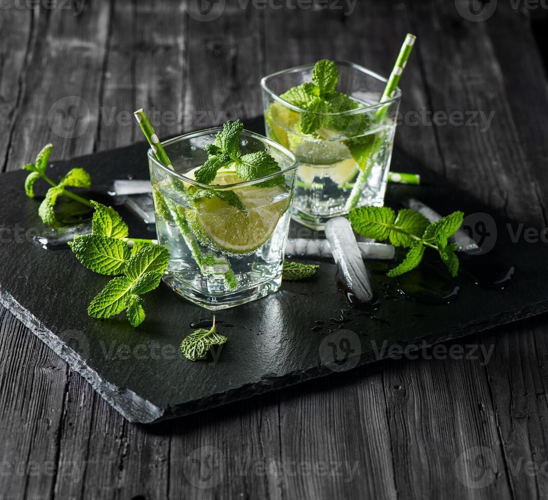 Ice cold Mojito photo