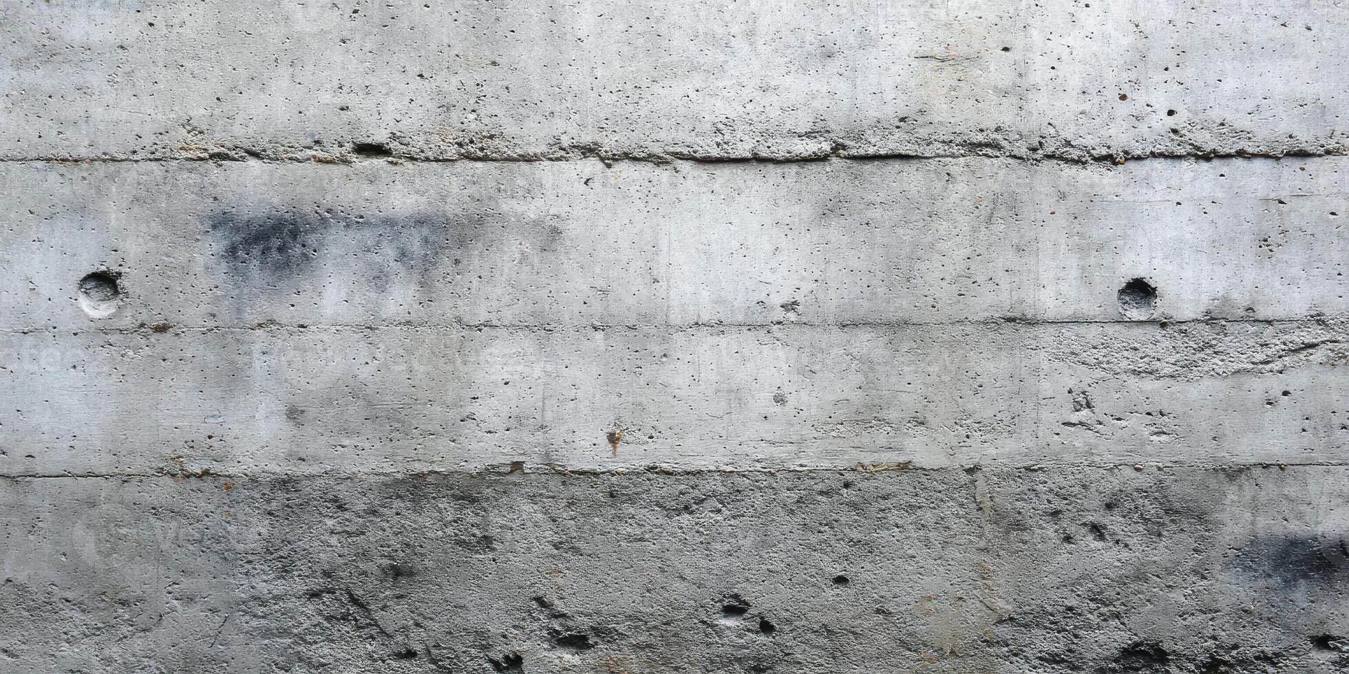 Concrete Wall Texture With Weathered Surface And Visible Imperfections. Ideal For Backgrounds And Architectural Design photo
