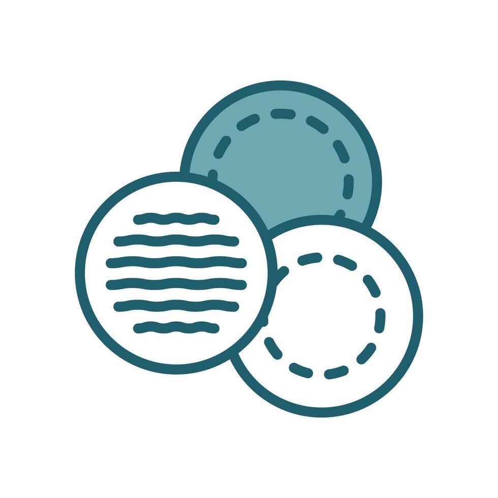Cotton Discs design template vector
