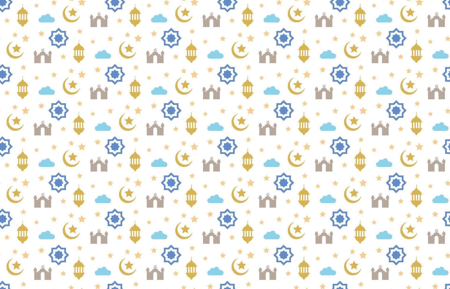 Elegant Islamic pattern design background celebrations vector