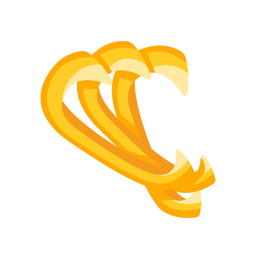 Sweet yellow bell pepper cartoon vector