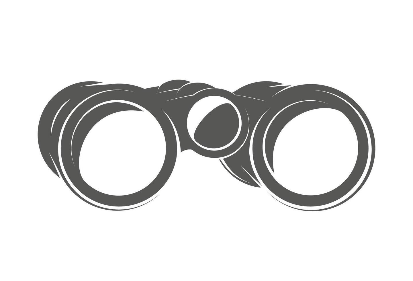 Vintage opera glasses vector