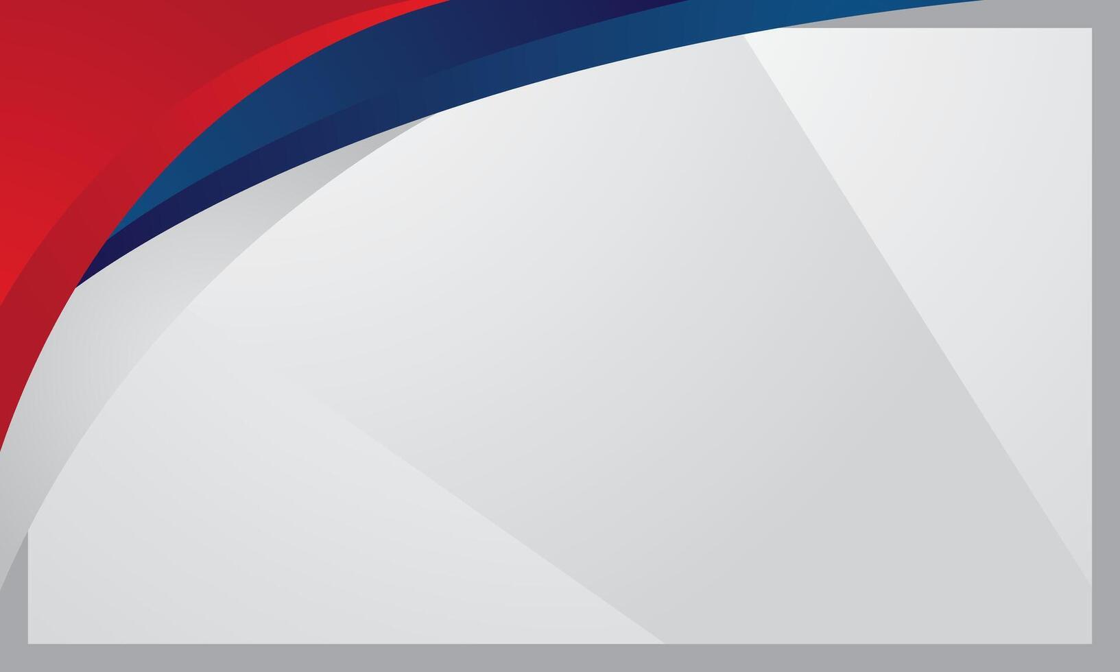 Blue and red modern geometric abstract background vector