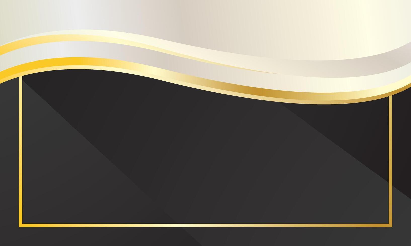 Abstract luxury black gradient wave for business or certificate vector