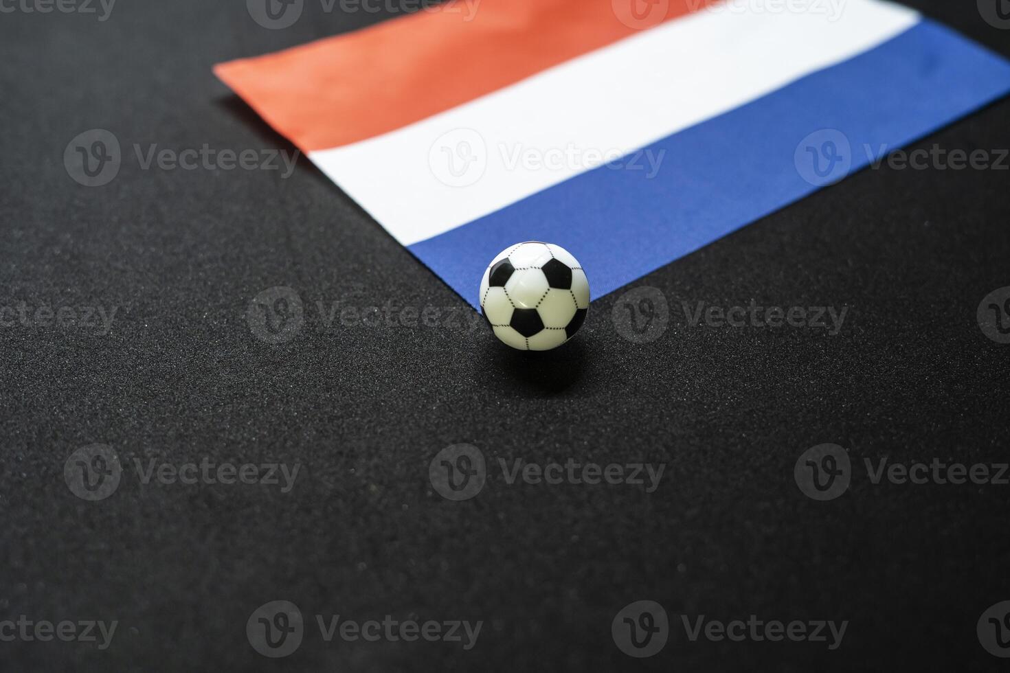 Netherlands flag of the participating countries in the international championship tournament photo