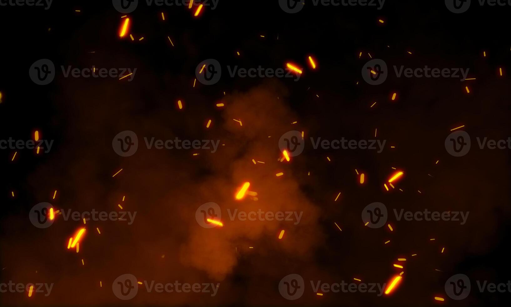 fireworks on black background photo