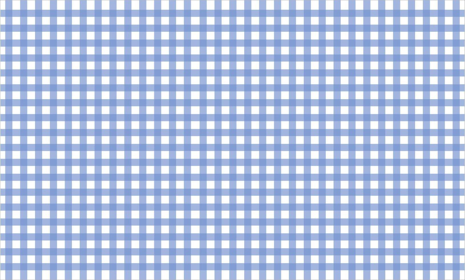 Blue and White Gingham Seamless Pattern vector